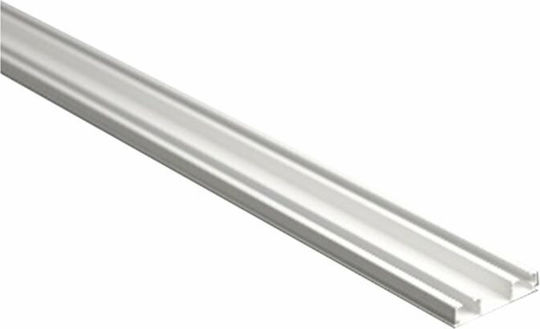 Two-Way Aluminum Curtain Track White 140cm 2140