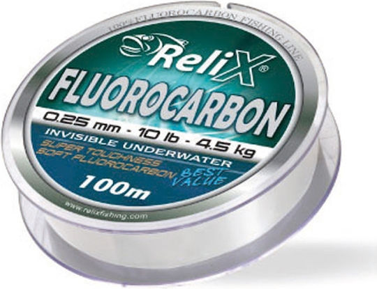 Relix Πετονιά Ψαρέματος Fluorocarbon 50m / 0.2mm