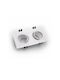 Adeleq Paralelogram Metalic Spot Încorporat cu Soclu GU10 Alb 1buc