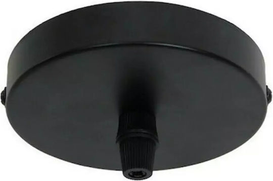 Stimeno Ceiling Rose for Lighting Fixtures Black 00502000