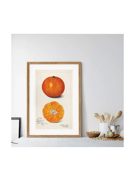 Walls Orange Rahmen Holz 20x30cm
