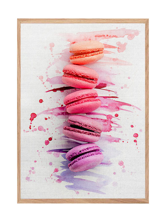 Walls Colorful Macarons Canvas Painting 40x50cm