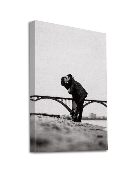 Walls Romantic Couple on the Beach Canvas Paint...