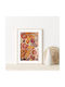 Walls Orange Frame Wooden 40x50cm