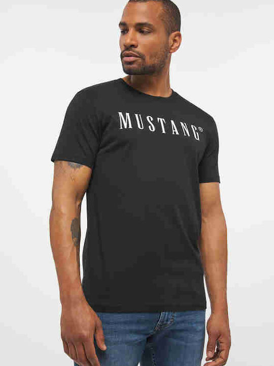 Mustang Men's Short Sleeve T-shirt Black