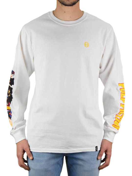 HUF Men's Long Sleeve Blouse White