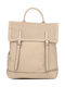 Women's Backpack Shoulder Bag Beige