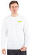 HUF Men's Long Sleeve Blouse Polo White