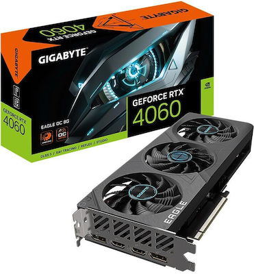 Gigabyte GeForce RTX 4060 8GB GDDR6 Eagle OC Card Grafic