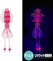 Viceo Squid 6 Squid Jigs Fluorescent 15cm Pink