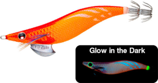 Yo-Zuri Aurie-Q Long Squid Jigs Fluorescente No3