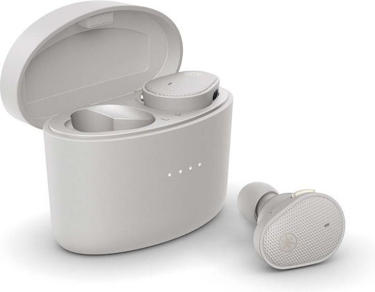 Yamaha TW-E5B In-ear Bluetooth Handsfree Ακουστικά με Αντοχή στον Ιδρώτα και Θήκη Φόρτισης Γκρι