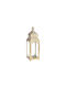 Keskor Floortop Metallic Lantern Gold 19x19x62cm