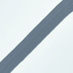 Gurtband Gestrickt Grau 2,5 Cm Meter