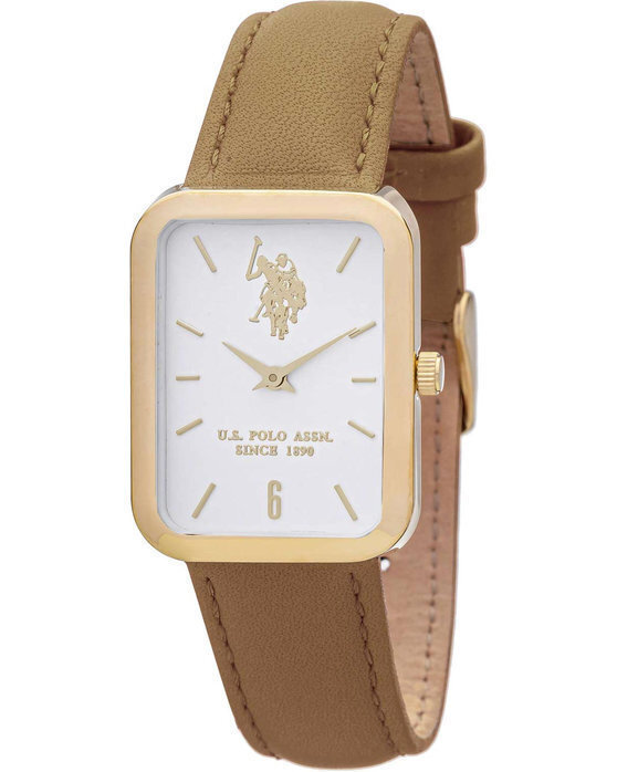 U.S. Polo Assn. U.S.POLO Dunkan Battery Watch with Leather Strap
