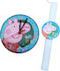Osterkerze Peppa Wutz Wohnungs Blau