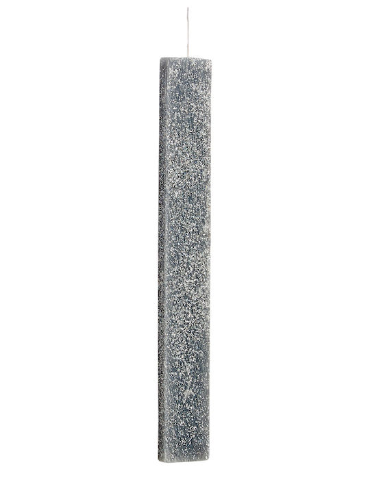 Easter Candle Flat Scented and Handmade Gray