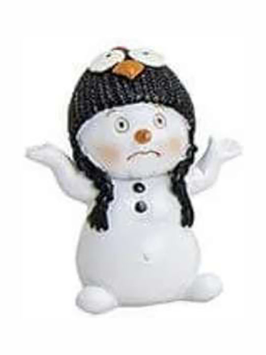 Christmas Figure SNowman White Height 6cm