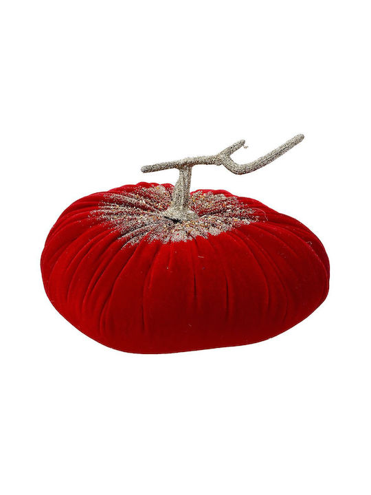 Vintage Lovers Christmas Fabric Figure Pumpkin Red 25x25x20cm