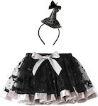 Carnival Skirt Black for Halloween