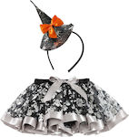 Carnival Skirt Black for Halloween