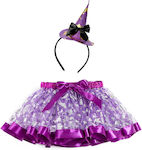 Carnival Skirt Purple for Halloween