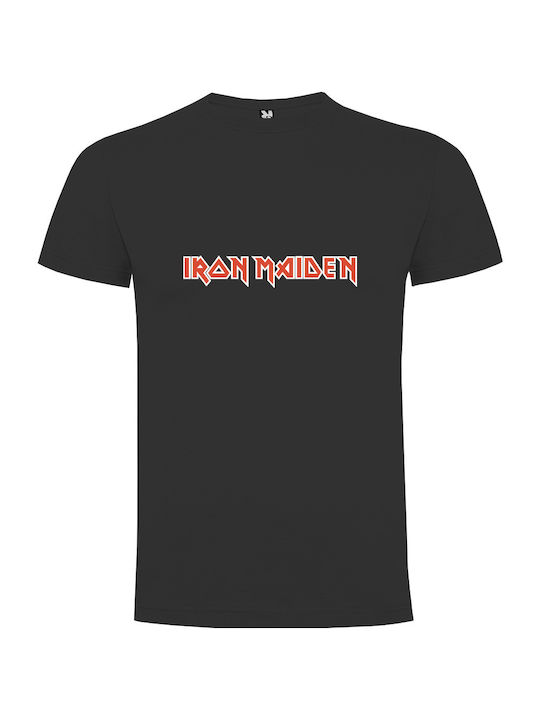 Tshirtakias T-shirt Iron Maiden Logo σε Μαύρο χρώμα