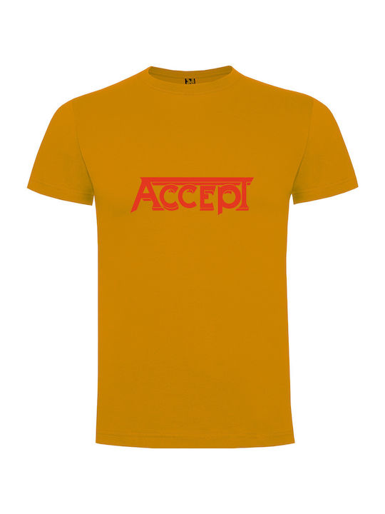 Tshirtakias T-shirt Logo σε Πορτοκαλί χρώμα