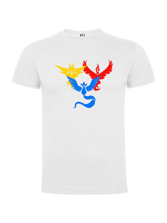 Tshirtakias Logo Тениска Pokemon Бял