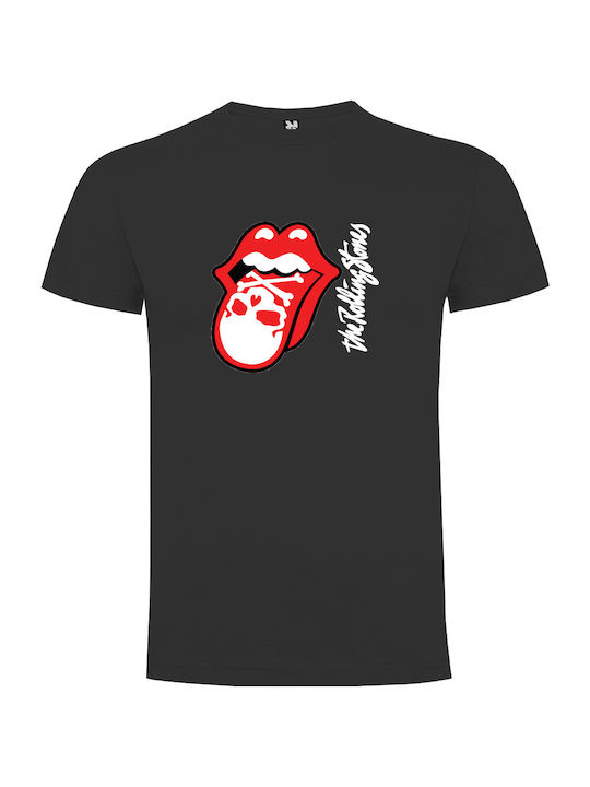 Tshirtakias T-shirt Rolling Stones σε Μαύρο χρώμα