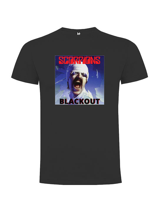 Tshirtakias T-shirt Scorpions σε Μαύρο χρώμα