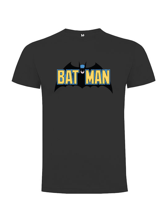 Tshirtakias T-shirt Batman logo σε Μαύρο χρώμα
