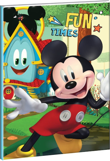 Gim Caiet Cu dungi Mickey Multicolor 1buc