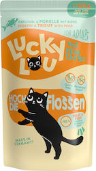 Lucky Lou LifeStage Hrana umeda pentru pisici sterilizate adulte in Pungă cu Păstrăvul / Păsări de curte 125gr 1buc A24-130014400