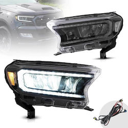 Vland Μπροστινά Φανάρια Led για Ford Ranger 2τμχ