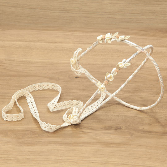 La Vista Silver Plated Wedding Crowns