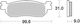 Braking Motorcycle Brake Pads for Yamaha X-CITY 250