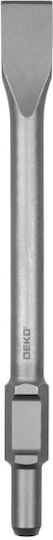 Deko Chisel Bits 410x40mm with HEX Socket