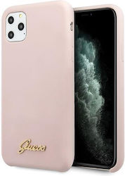 Guess Back Cover Πλαστικό / Σιλικόνης Ροζ (iPhone 11 Pro)