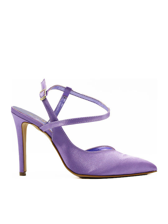 Noboo Pantofi cu toc cu Curea Violet