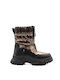 Noboo Snow Boots with Zipper Brown