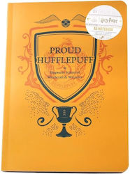 Harry Potter Notebook Ruled A5 Harry Potter Proud Hufflepuff Yellow 1pcs