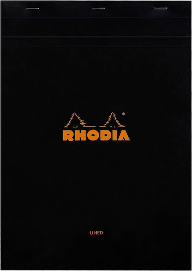 Rhodia Блокнот 80 Листа A4 На райета Черен