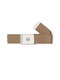 Herren Gürtel Stoff Gürtel aus Gewebe Beige