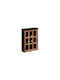 Aria Trade Wall Key Holder Wooden 9 positions 30x10x40cm