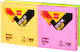 Deli Haftnotizen 100 Blätter 7.6x7.6Stück Neon
