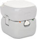 vidaXL Chemical Toilet Portable Gray and White 22 made of HDPE 12lt