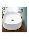 ECD Germany Countertop Sink Ceramic 60.5x38x12.5cm White