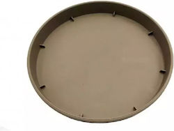 Et Plast αναϊς Round Plate Pot Brown 16x16cm