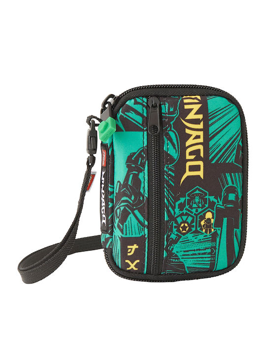 LEGO Kids Wallet with Zipper Green LEGO Kids Wallet with Zipper Green
